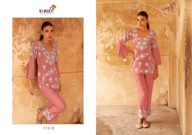 Veronica Vol 3 By Vamika 112 A To E Cord Set Top With Bottom Wholesale Market